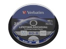 Verbatim toorikud M-DISC BD-R 4x 25GB 10tk Cake Box INKJET Printable