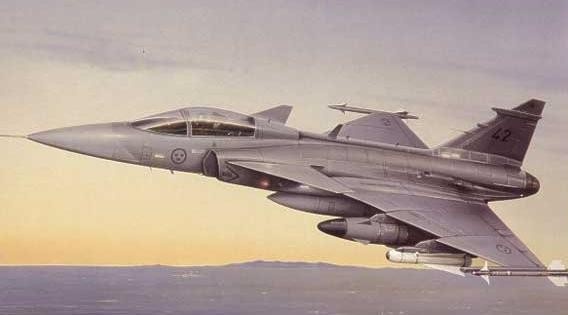 Italeri liimitav mudel Jas 39 A Gripen