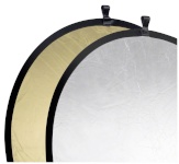 Walimex reflektor Foldable Reflector kuldne/hõbedane, Ø107cm