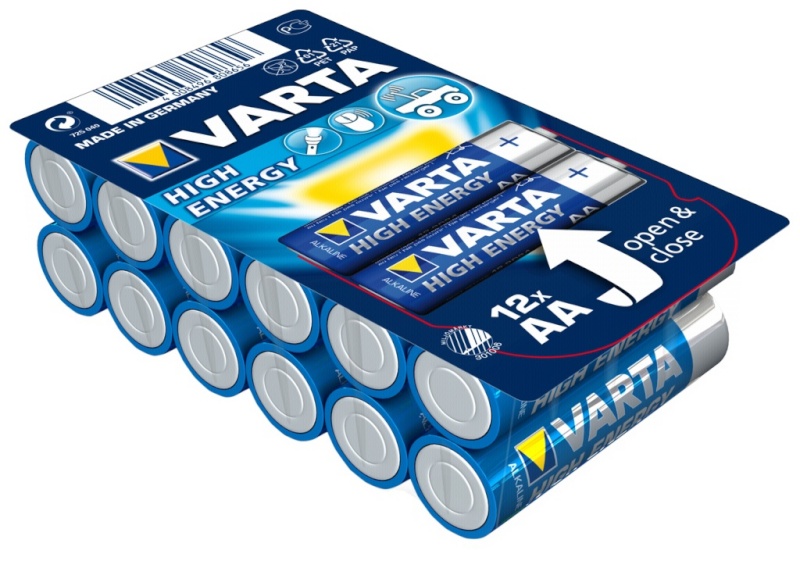 Varta patarei 1x12 High Energy AA LR 6 Ready-To-Sell Tray Big Box