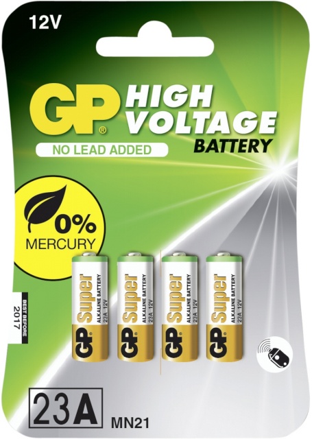 GP patarei 1x4 Alkaline A 23 12 V 10023AC4