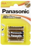 Panasonic patarei 1x4 Alkaline Power Micro AAA LR03