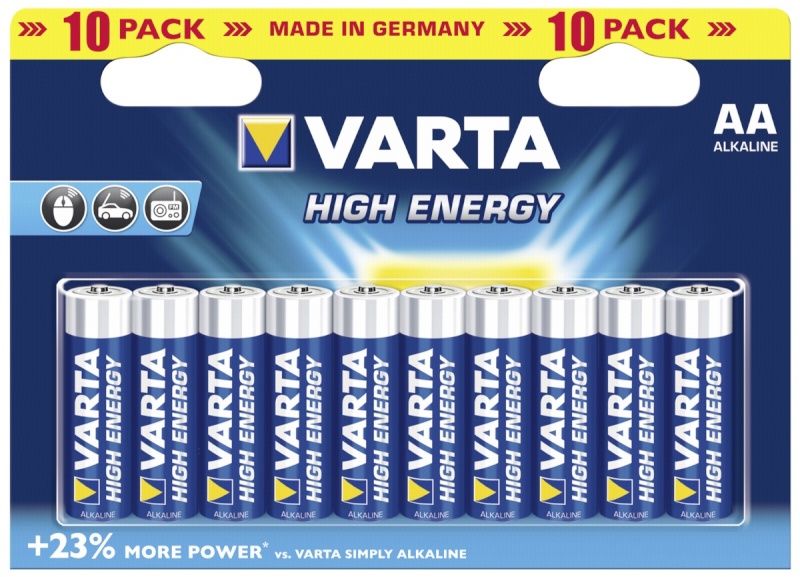 Varta patarei 1x10 High Energy Mignon AA LR 6