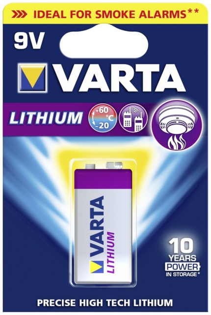 Varta patarei 1 Lithium 9V-Block 6 LR 61