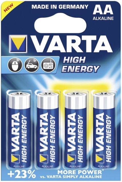 Varta patarei 20x4 High Energy Mignon AA LR 6 PU inner box