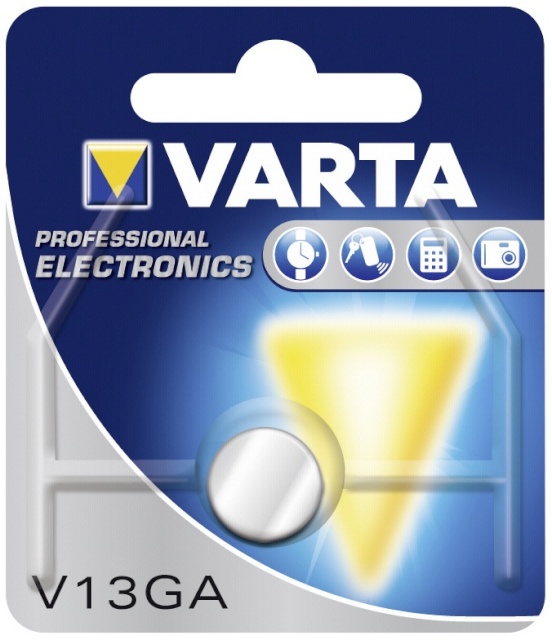 Varta patarei 10x1 electronic V 13 GA PU inner box