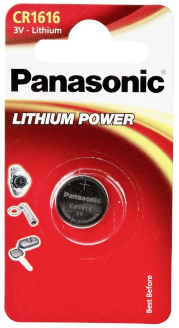 Panasonic patarei 1 CR 1616 Lithium Power