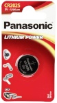 Panasonic patarei 1 CR 2025 Lithium Power