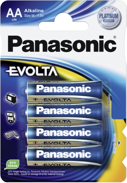 Panasonic patarei 60x4 Evolta LR 6 Mignon PU master box