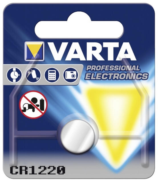 Varta patarei 1 electronic CR 1220