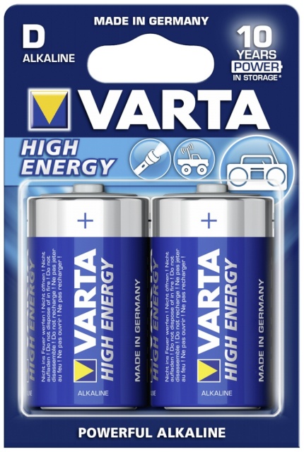 Varta patarei 1x2 High Energy Mono D LR 20