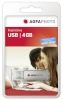 Agfaphoto mälupulk USB 2.0 hõbedane 4GB
