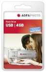 Agfaphoto mälupulk USB 2.0 hõbedane 4GB