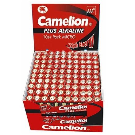 Camelion patareid Plus Alkaline LR03-SP10 AAA 20x10tk. Display Box