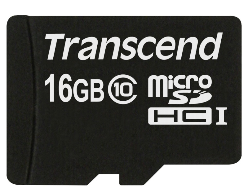 Transcend mälukaart microSDHC 16GB Class 10