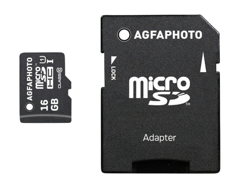 AgfaPhoto mälukaart Mobile High Speed 16GB microSDHC Class 10 + Adapter