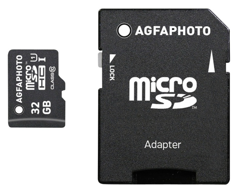 AgfaPhoto mälukaart Mobile High Speed 32GB microSDHC Class 10 + Adapter