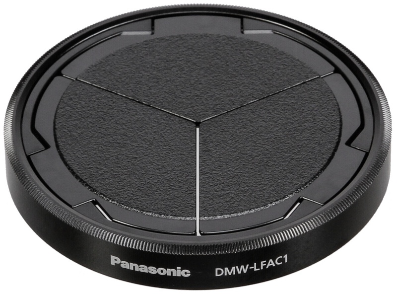 Panasonic objektiivikork DMW-LFAC1 Automatic Lens Cap, must