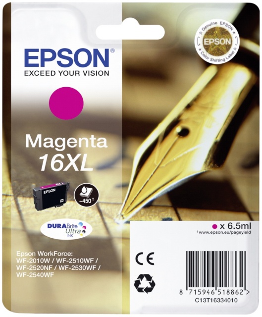 Epson tindikassett DURABrite Ultra new XL T1633 magenta