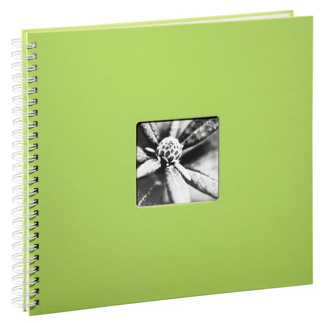 Hama fotoalbum Fine Art Spiral kiwi 36x32 50 lehte valge 2116