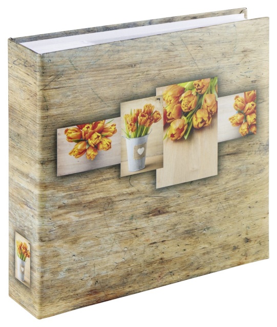 Hama fotoalbum Memo Rustico 22,5x22,5 200 fotot 10x15 oranž 2167