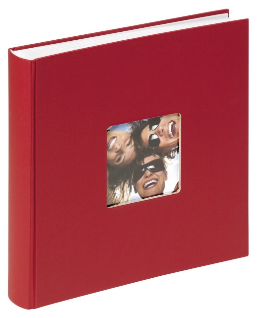 Walther fotoalbum Fun punane 30x30 100 lehte Bookbound FA208R
