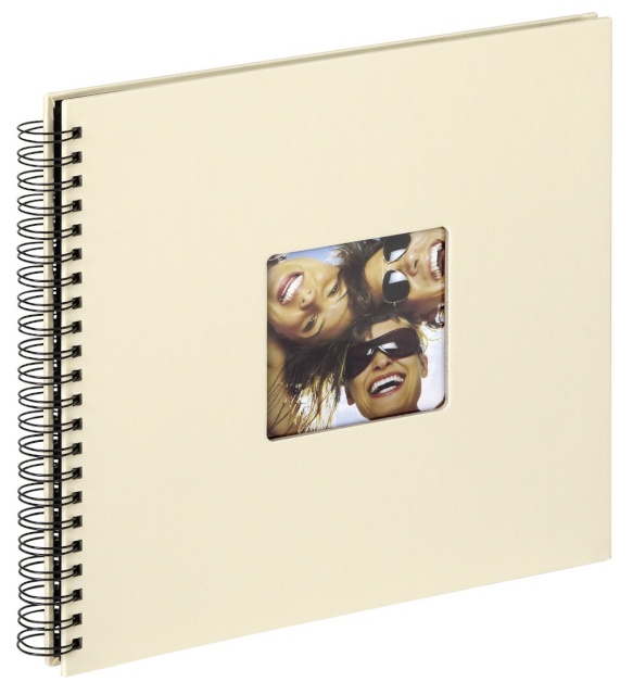 Walther fotoalbum Fun cream 30x30 50 lehte (must) SA110H
