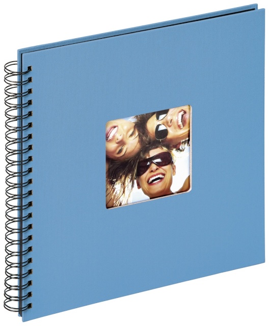 Walther fotoalbum Fun WIRE-O Album 30x30cm Ocean Blue, sinine
