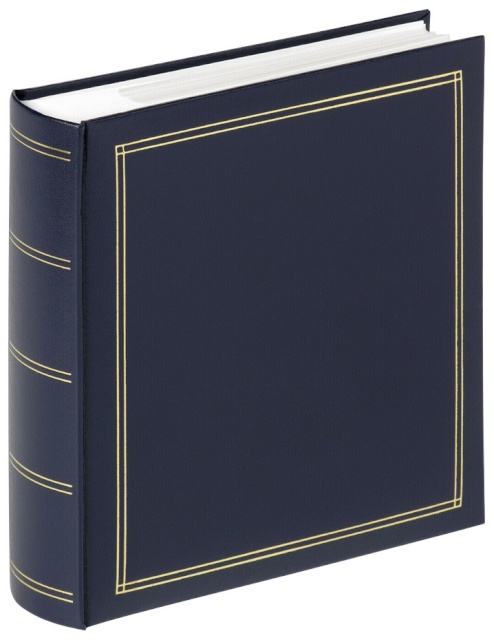 Walther fotoalbum Monza sinine 21x22 200 fotot Slip-in ME138L