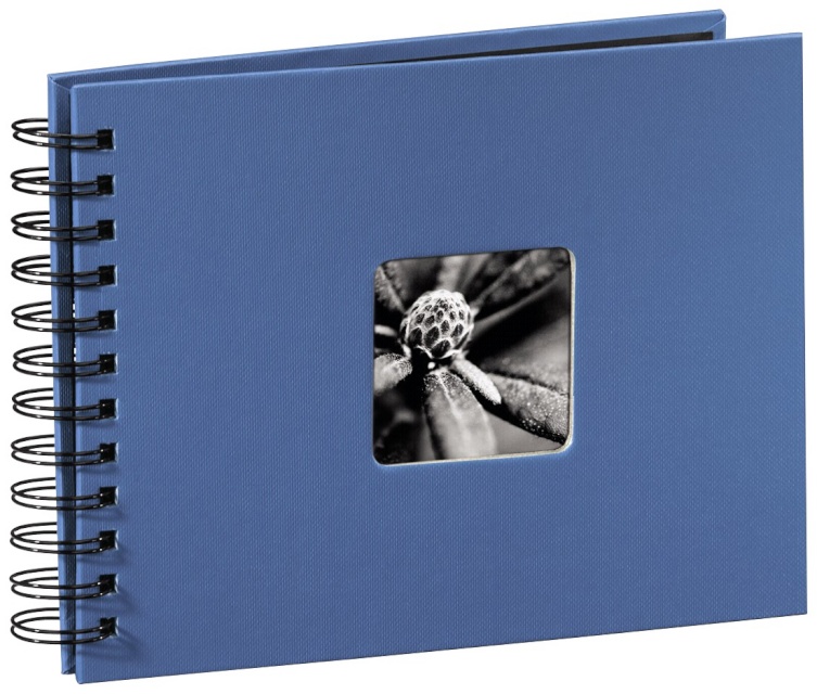 Hama fotoalbum Fine Art Spiral azur 24x17 50 lehte must 113677