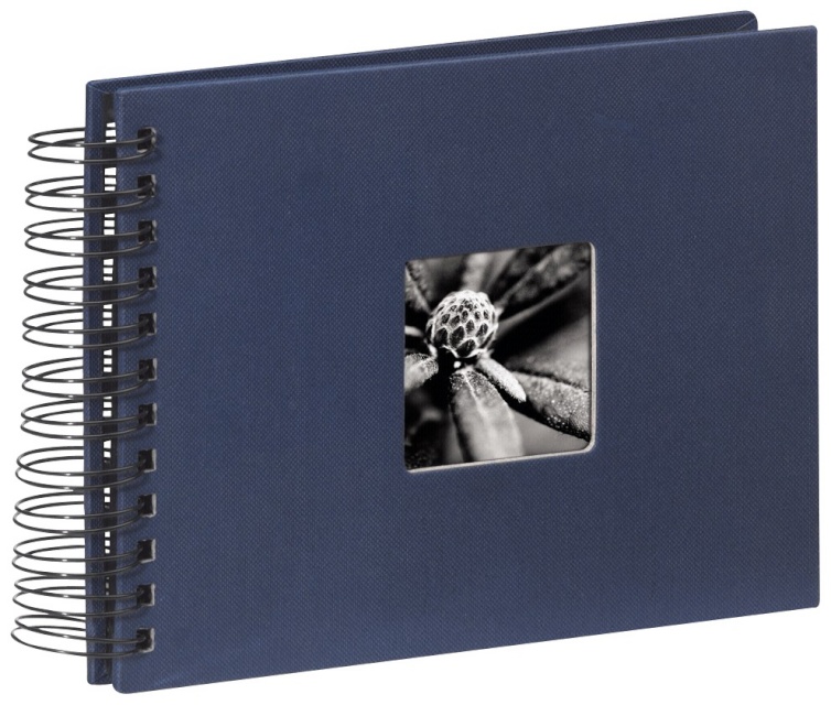 Hama fotoalbum Fine Art Spiral sinine 24x17 50 lehte must 90152