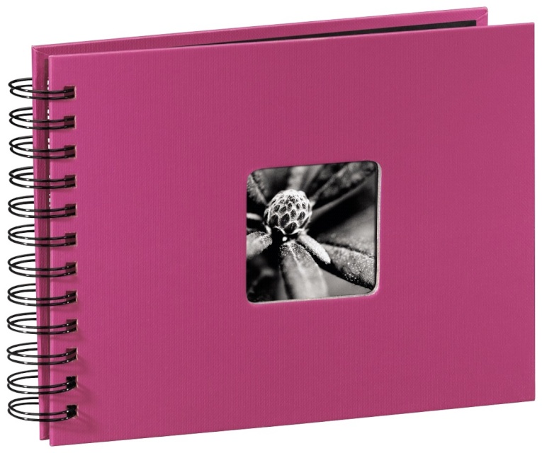 Hama fotoalbum Fine Art Spiral roosa 24x17 50 lehte must 113674
