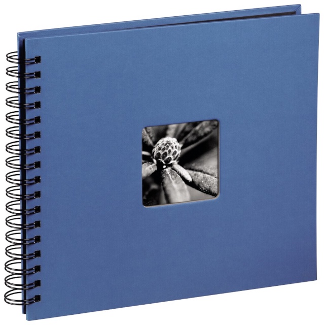 Hama fotoalbum Fine Art Spiral azur 28x24 50 lehte must 113683