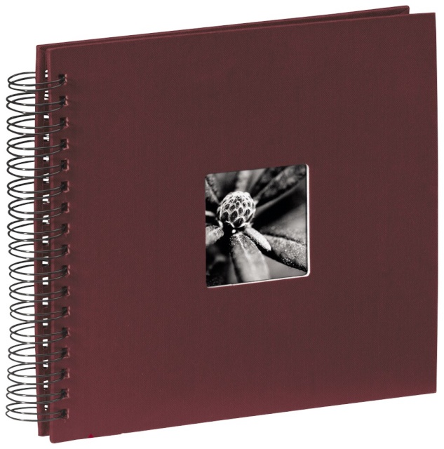 Hama fotoalbum Fine Art Spiral bordeaux 28x24 50 lehte must 90149