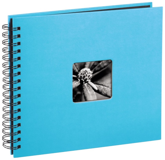 Hama fotoalbum Fine Art Spiral turquoise 28x24 50 lehte must 113679