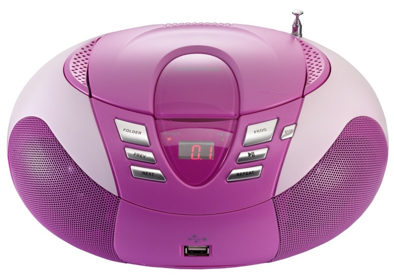 Lenco magnetoola SCD-37 USB roosa