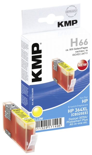 KMP tindikassett H66 kollane asendustoode: CB 325 EE No. 364 XL