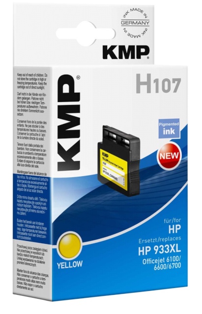 KMP tindikassett H107 kollane asendustoode: CN 056 AE 933 XL