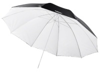 Walimex 2in1 Reflex & Translucent Umbrella valge 150cm