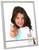 Deknudt pildiraam S011D1 30x45 Plastic Frame hõbedane matte