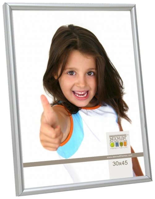 Deknudt pildiraam S011D1 30x45 Plastic Frame hõbedane matte
