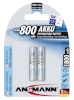 Ansmann akud 1x2 maxE NiMH Micro AAA 800mAh german