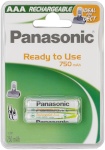 Panasonic akud 1x2 NiMH Micro AAA 750mAh Ready to Use DECT