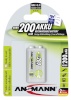 Ansmann akud 1 maxE NiMH 9V block 200mAh