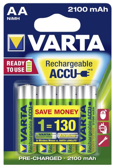 Varta akud AA Ready2Use NiMH 2100mAh Mignon, 4-pakk