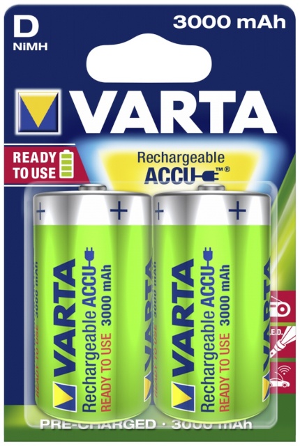 Varta akud 1x2 D Ready2Use NiMH Mono 3000mAh