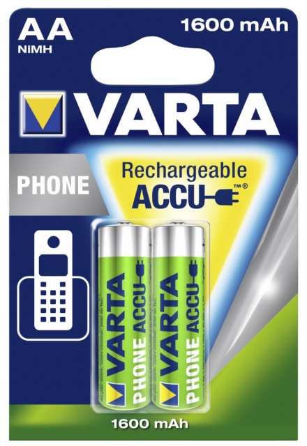 Varta akud 1x2 Professional NiMH 1600mAh AA Phone Power