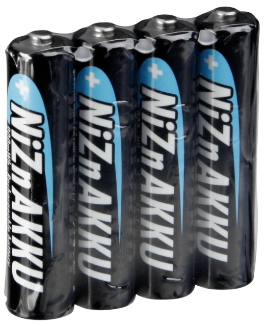 Ansmann akud 1x4 NiZn Micro AAA 900 mWh