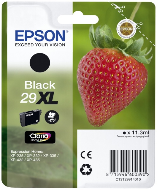 Epson tindikassett Claria Home XL T2991 must