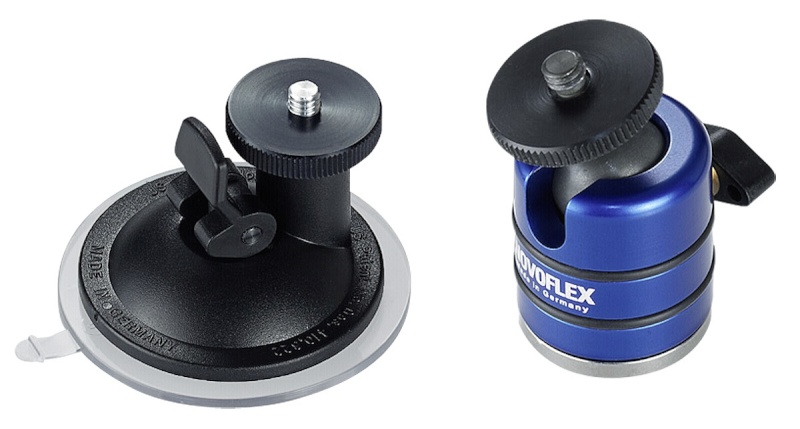 Novoflex statiiv Suction Cup + BALL 19